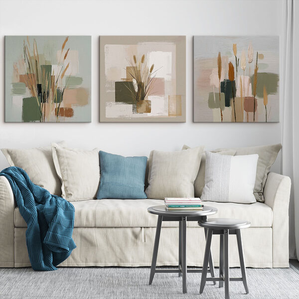 Painting of a bouquet of grass