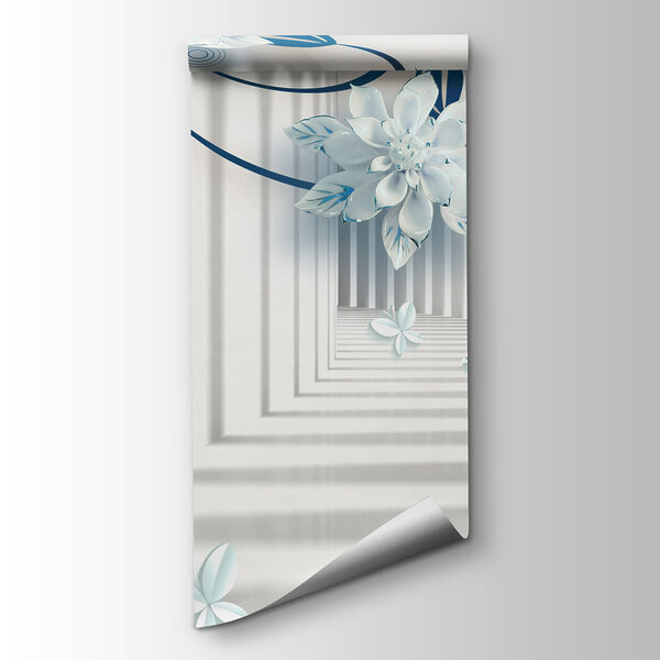 Delicate blooms and graceful butterflies