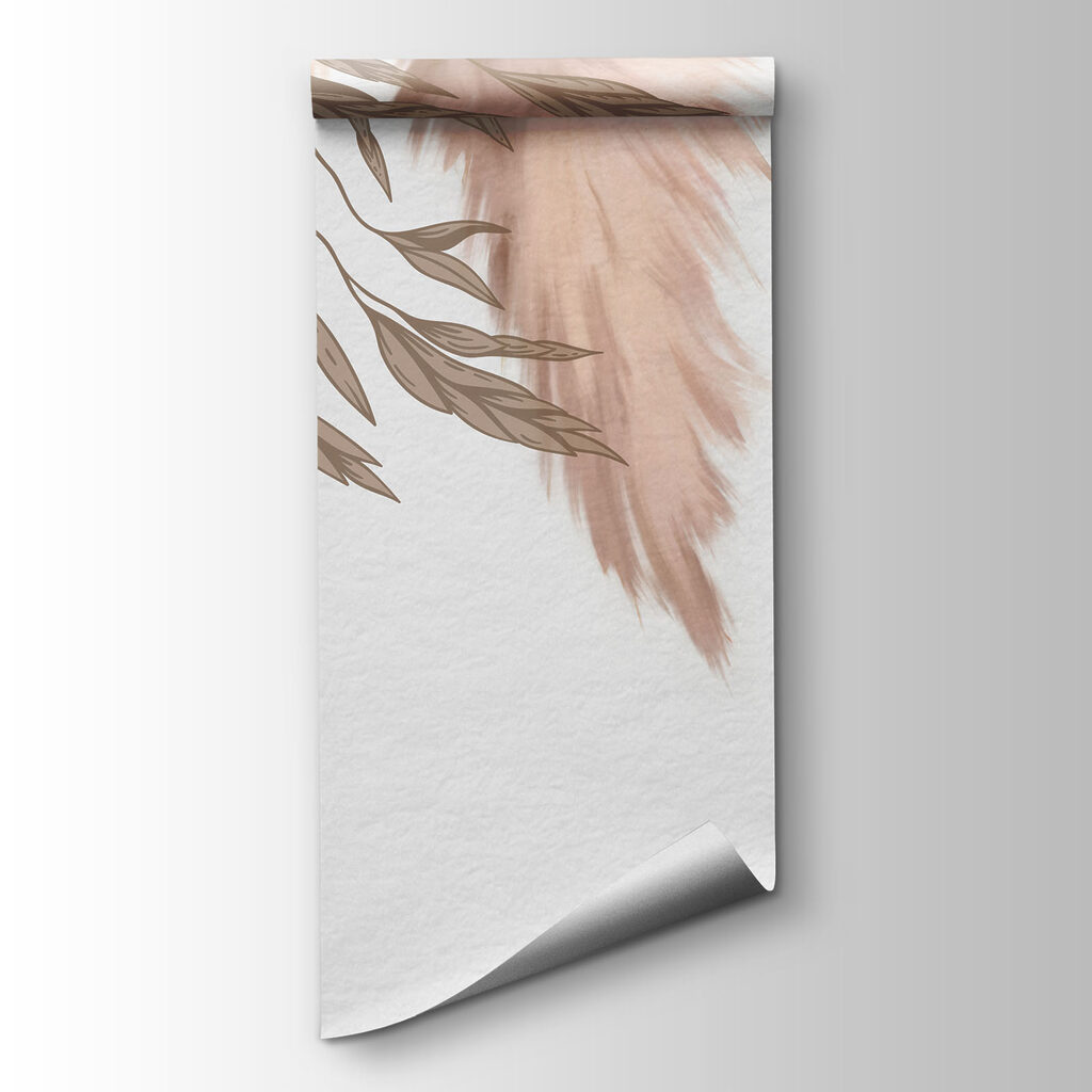 Soft feathery patterns in pastel hues Soft feathery patterns in pastel hues