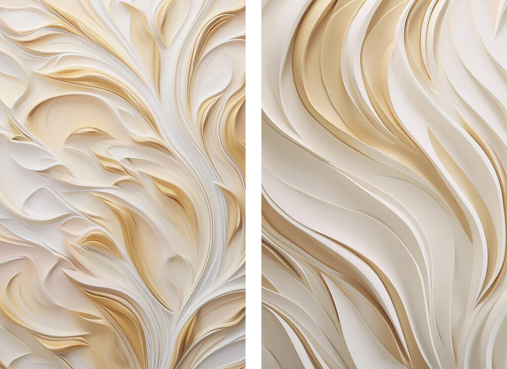 Flowing Lines with Soft Tones