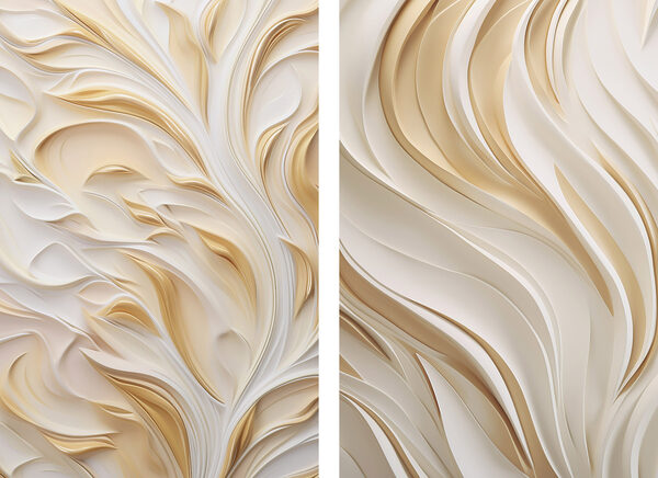 Flowing Lines with Soft Tones