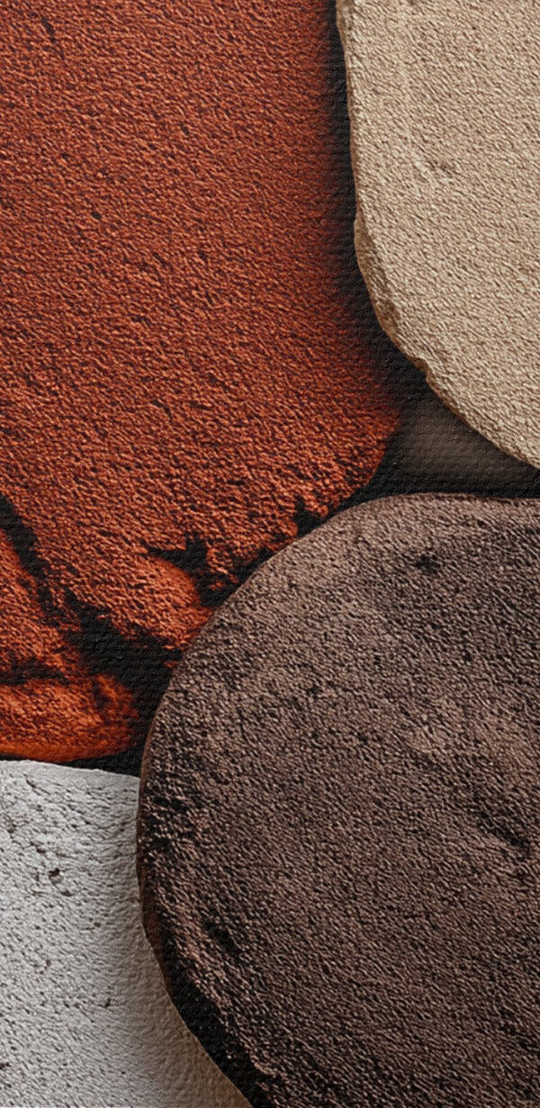 Organic shapes in earthy tones Organic shapes in earthy tones