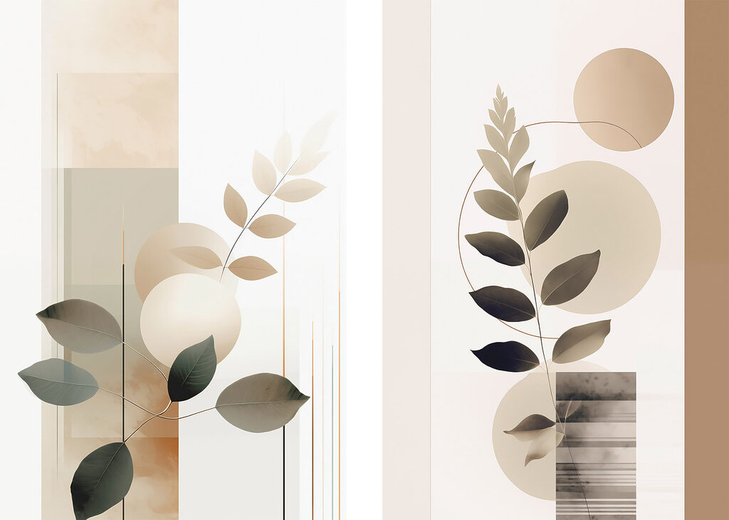 Soft hues and organic forms unite Soft hues and organic forms unite