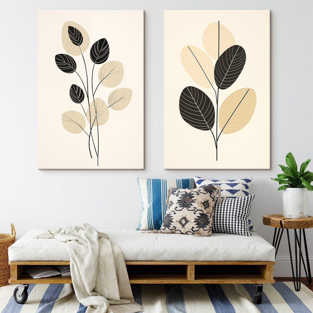 Elegant botanical art for modern spaces