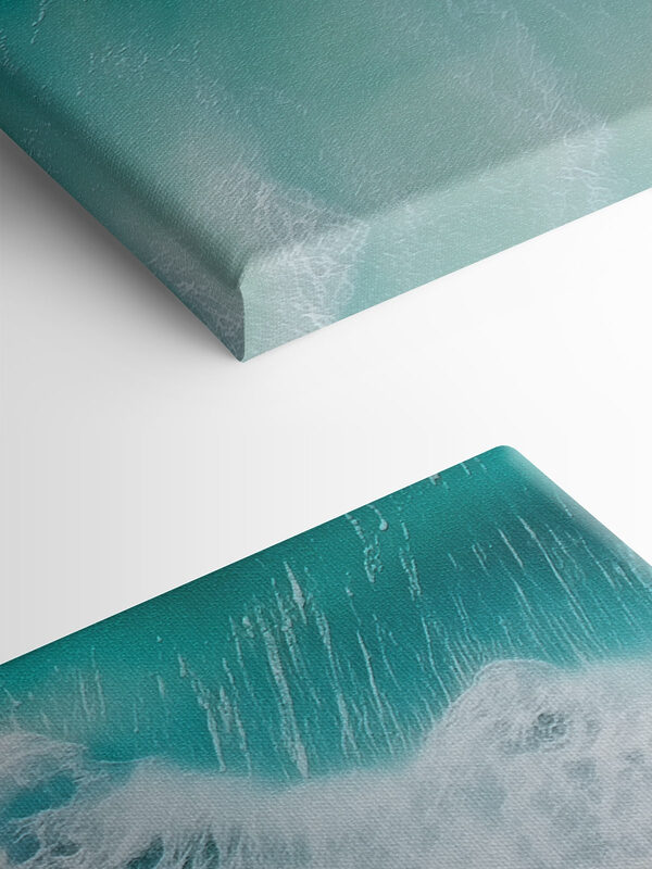 Waves dancing on turquoise waters