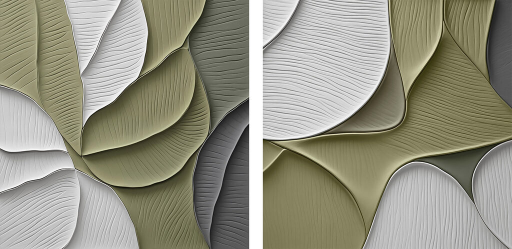 Soft layers in calming earth tones Soft layers in calming earth tones