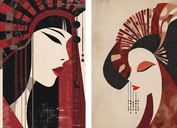 Couple of women with different colors