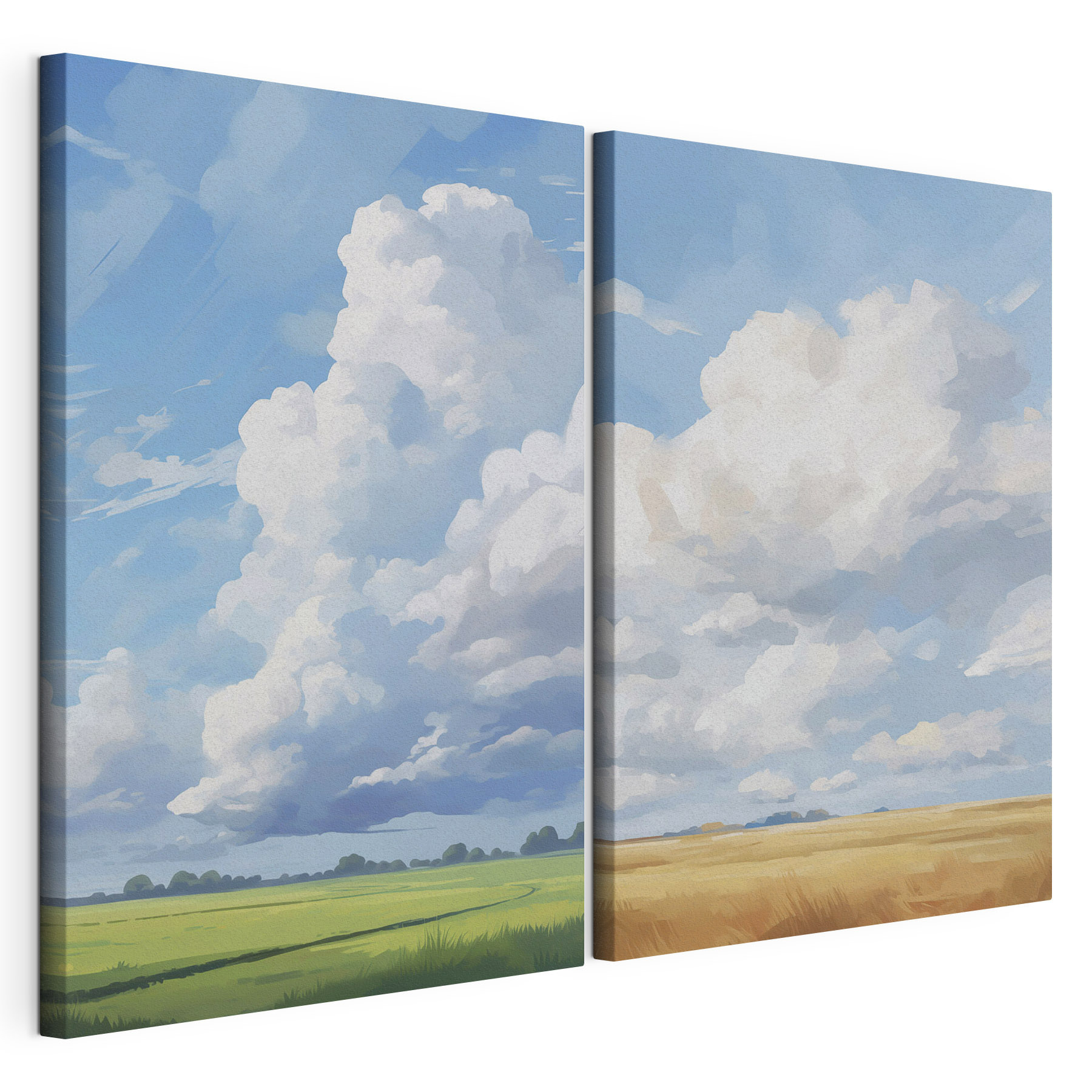 Comparison of a landscape Comparison of a landscape