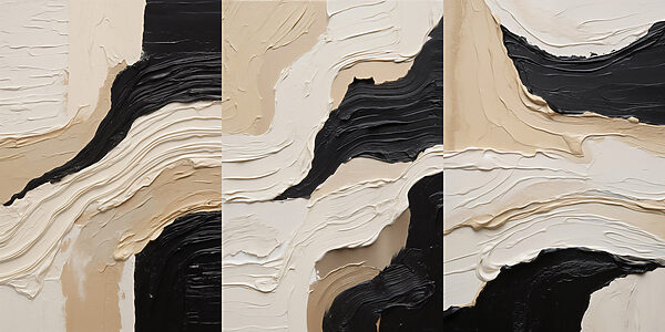 Abstract lines in neutral tones