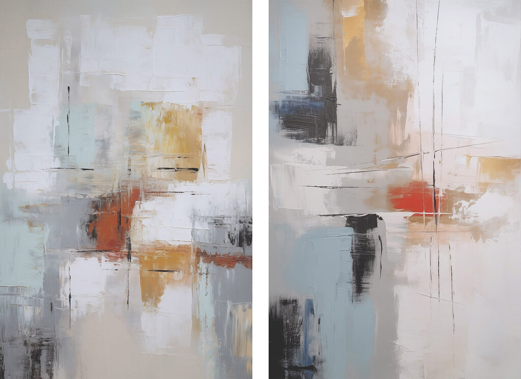 Painting of different colors