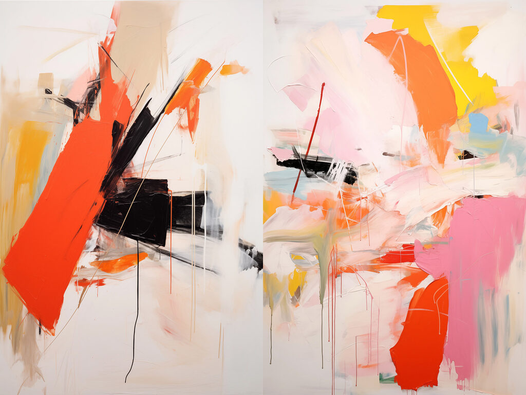 Painting of different colors
