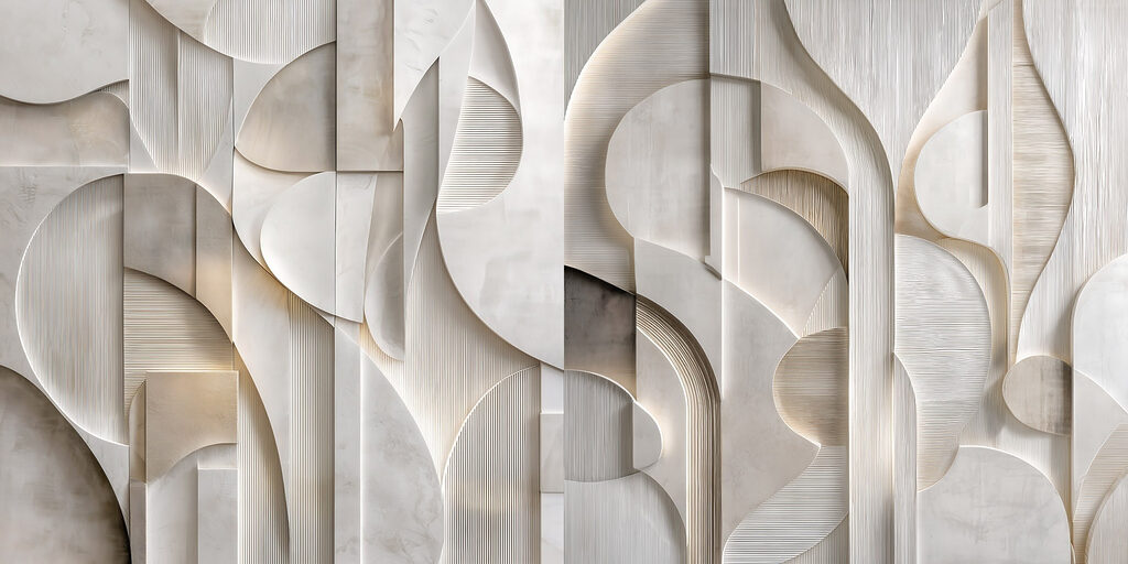 Abstract curves in soft neutral tones Abstract curves in soft neutral tones