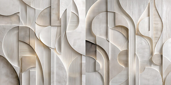 Abstract curves in soft neutral tones Abstract curves in soft neutral tones