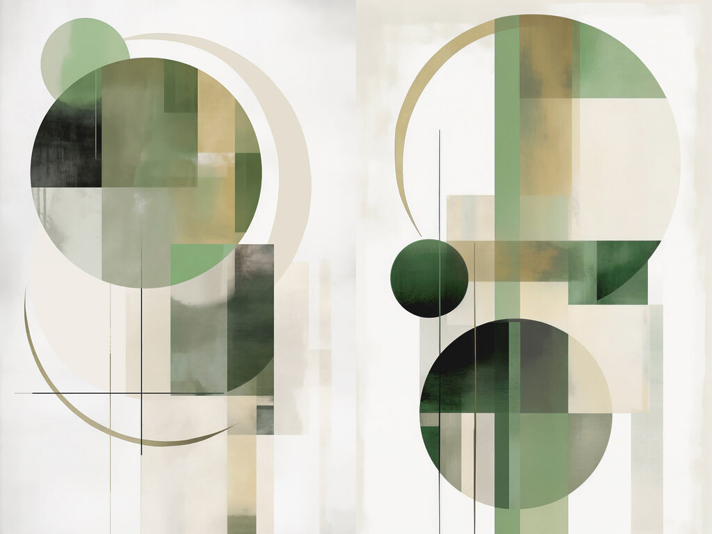 Pair of art pieces Pair of art pieces