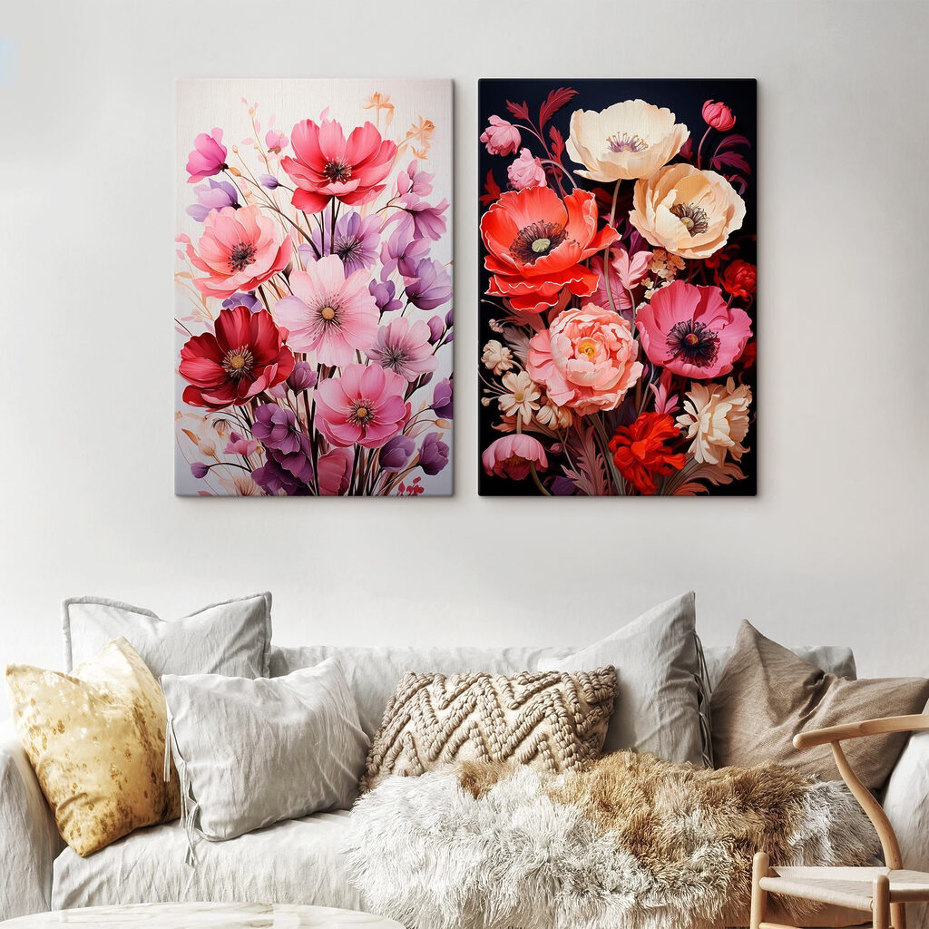 Collage of flowers Collage of flowers