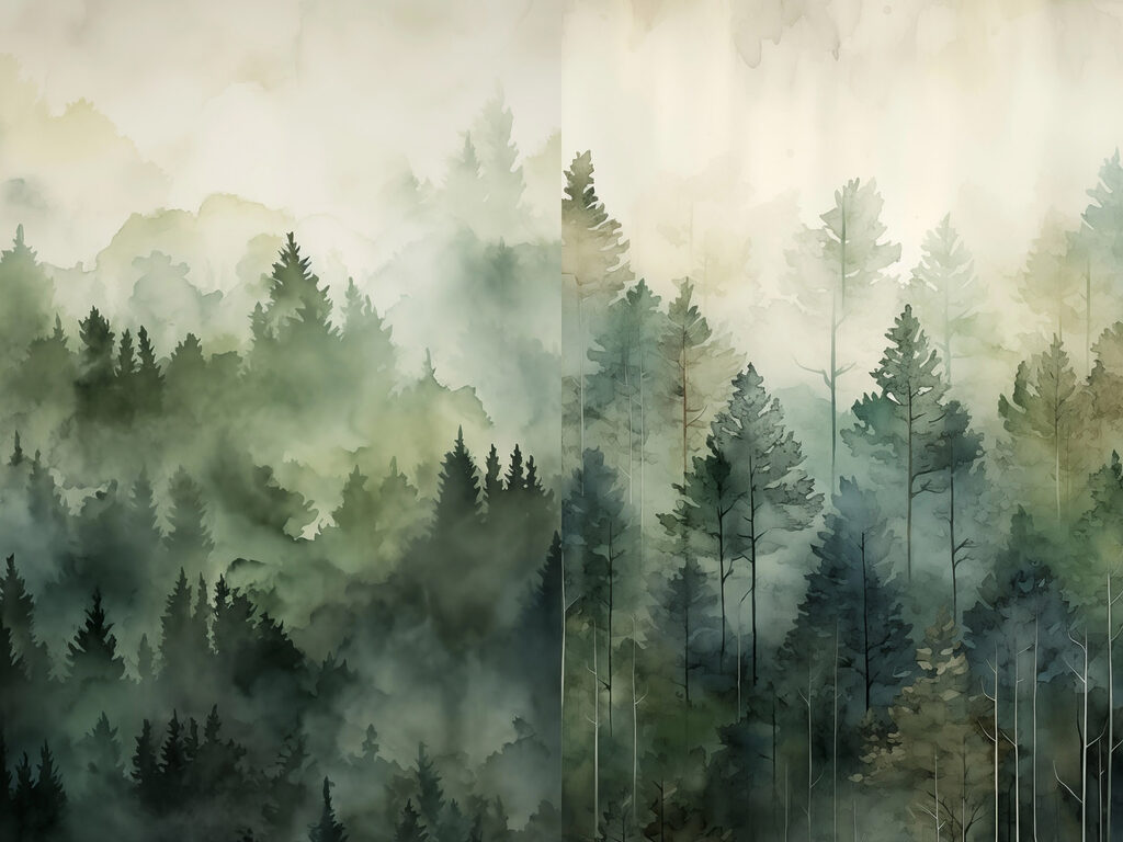 Comparison of a forest