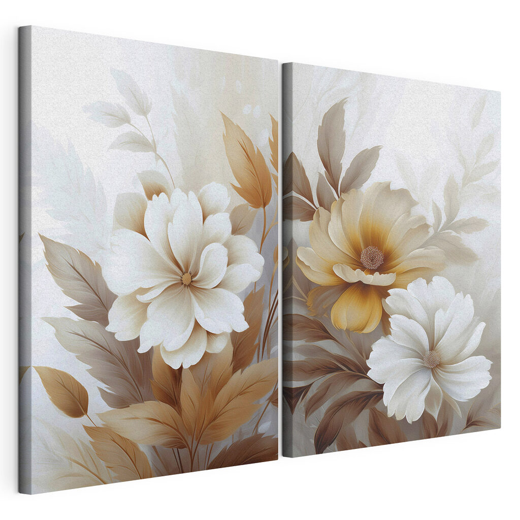 Soft floral elegance in muted tones