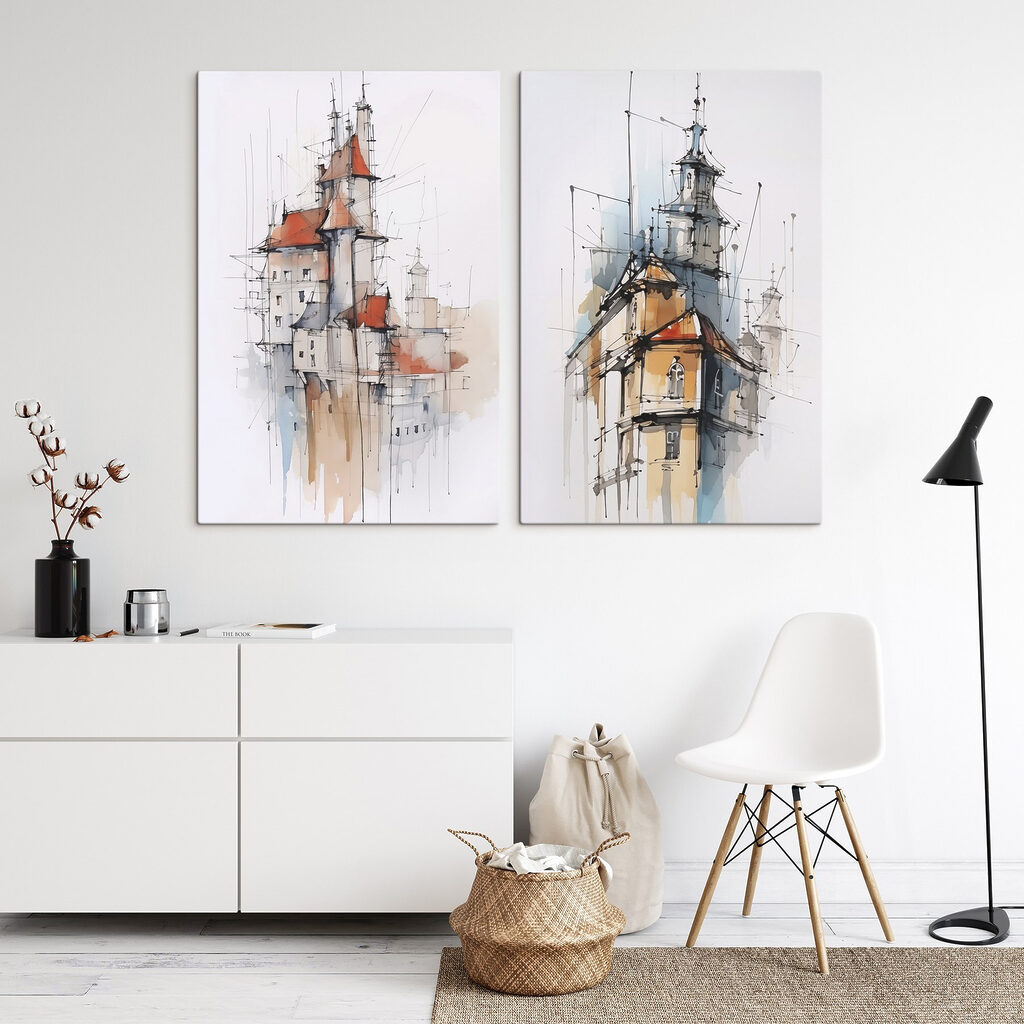 Painting of a castle