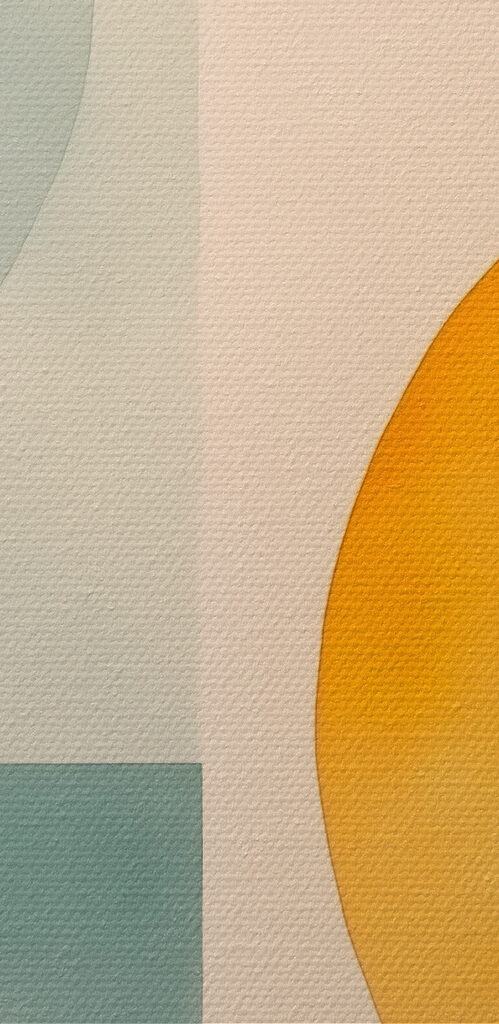 Soft shapes in warm tones Soft shapes in warm tones