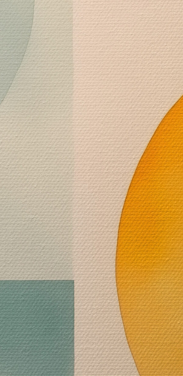 Soft shapes in warm tones Soft shapes in warm tones