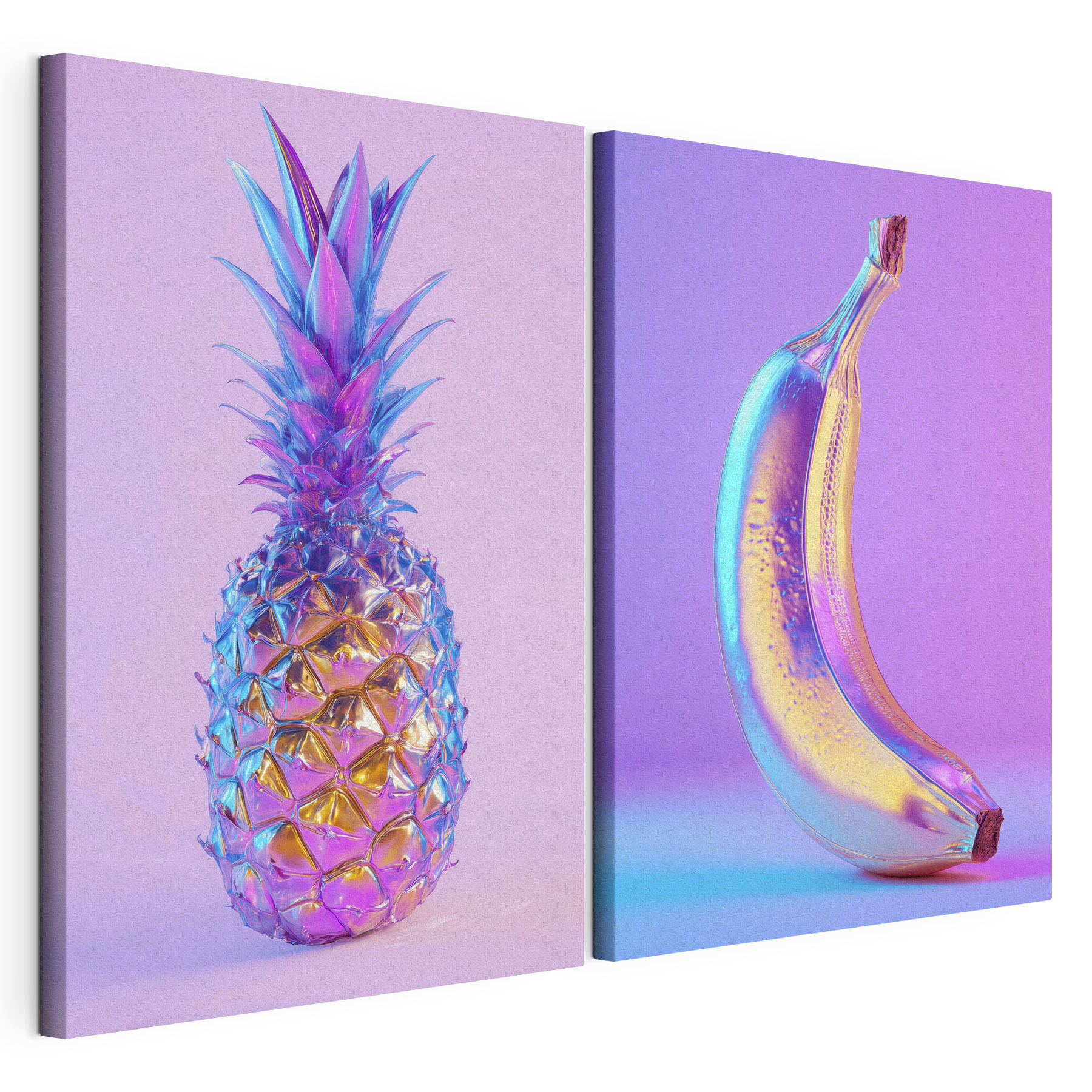 Banana and a pineapple Banana and a pineapple