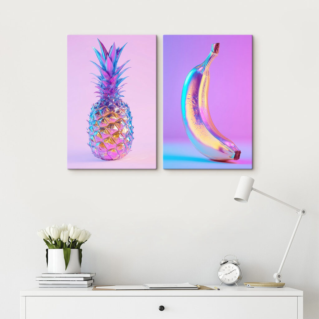 Banana and a pineapple Banana and a pineapple