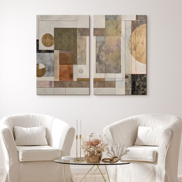 Pair of art pieces Pair of art pieces