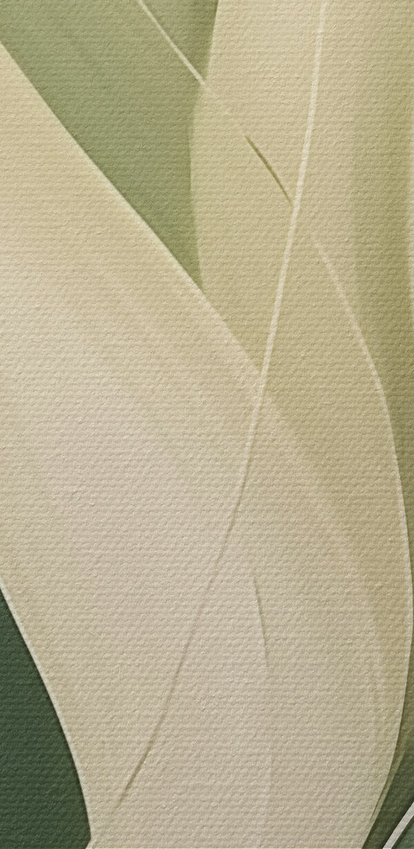 Gentle waves of green and cream Gentle waves of green and cream