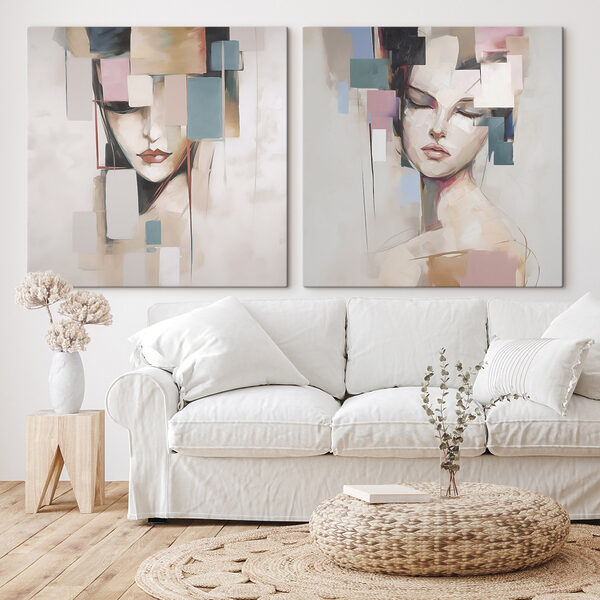 Painting of a woman Painting of a woman