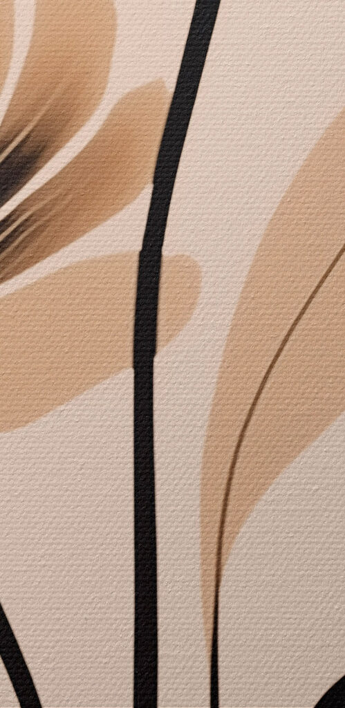 Delicate floral design in earthy tones Delicate floral design in earthy tones