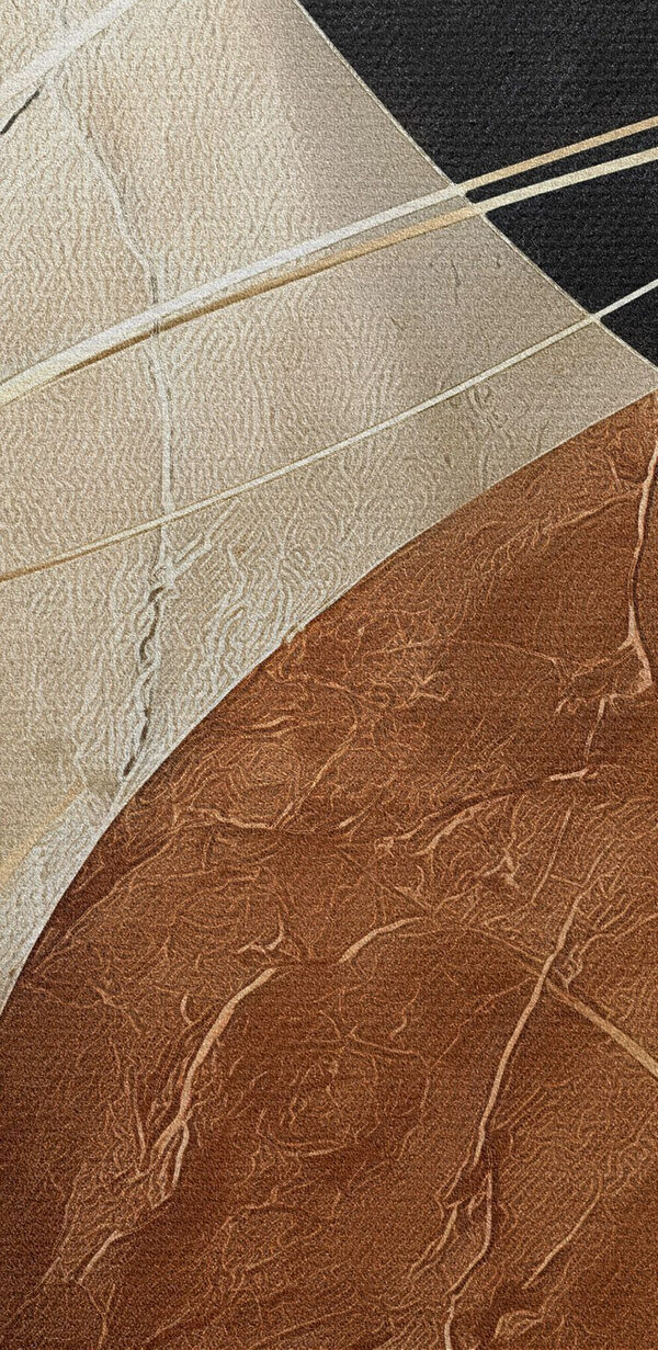 Abstract shapes in warm tones