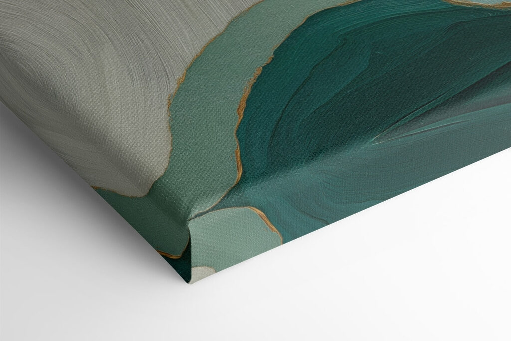Two images of a painting