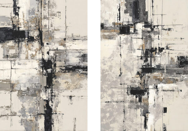 Abstract interplay of light and shadows