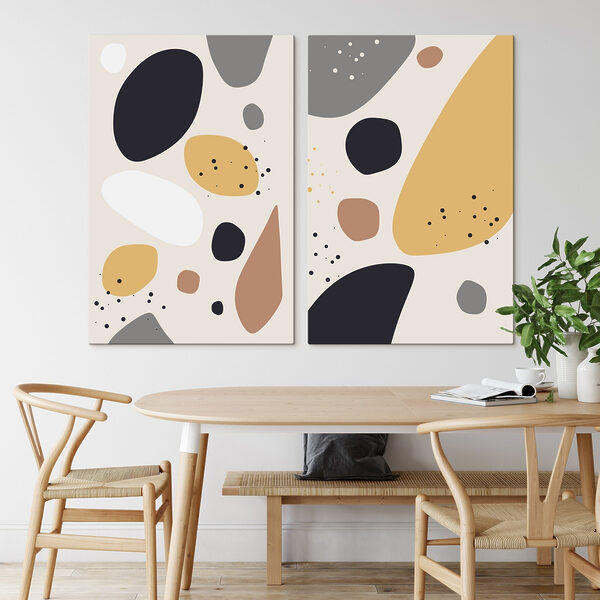Abstract shapes in soothing colors Abstract shapes in soothing colors