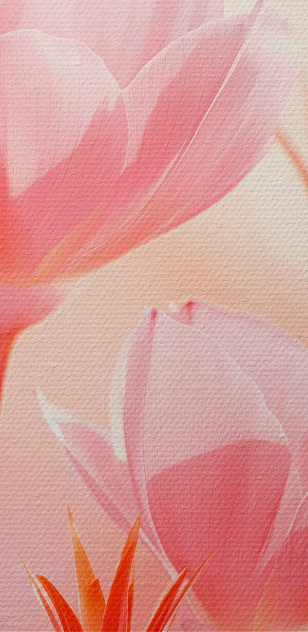 Delicate blooms in soft hues