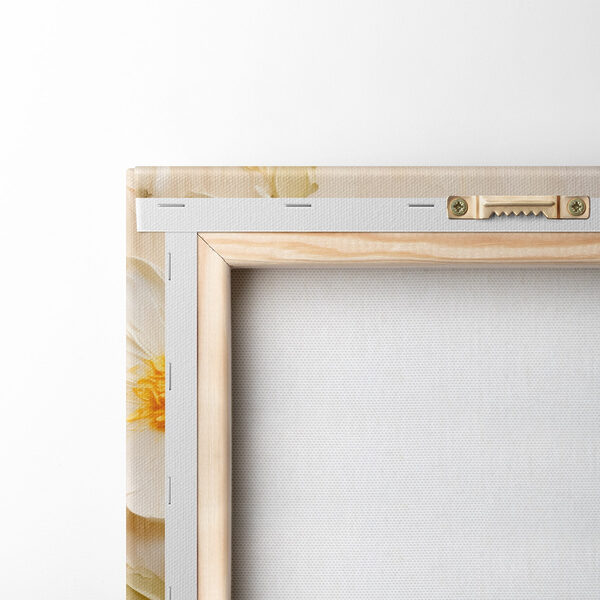 Painting of flowers on canvas Painting of flowers on canvas