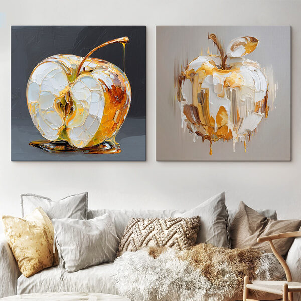 Elegant apple with a unique twist