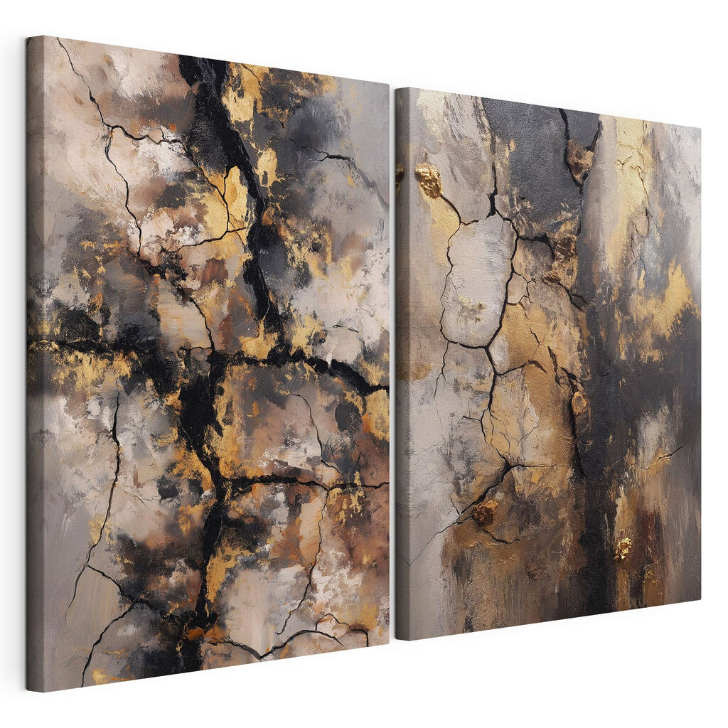 Abstract textures with deep contrasts