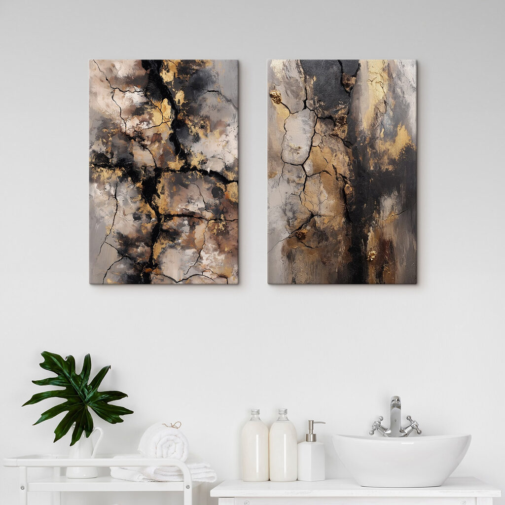 Abstract textures with deep contrasts