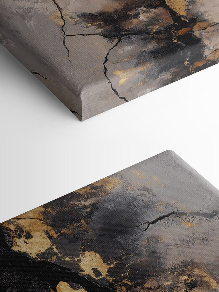 Abstract textures with deep contrasts