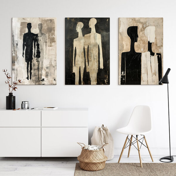 Couple of paintings of people Couple of paintings of people