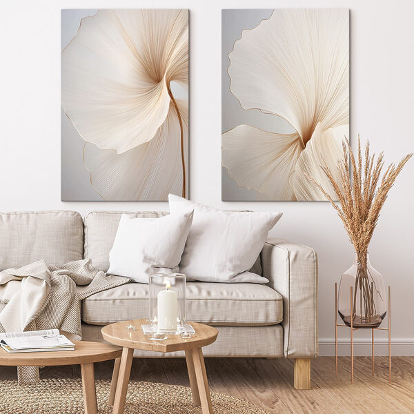 Delicate petals with graceful lines