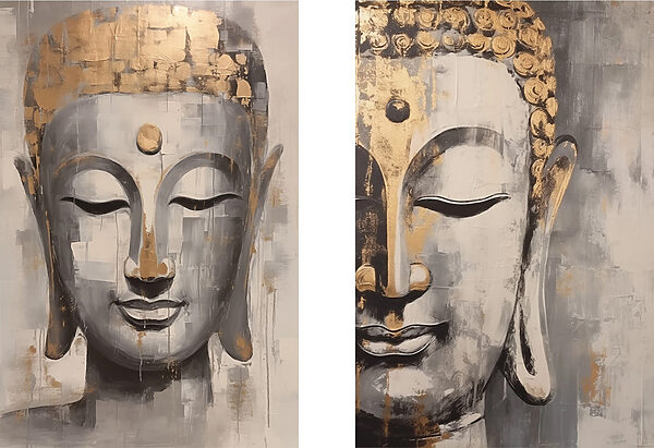 Painting of a buddha Painting of a buddha