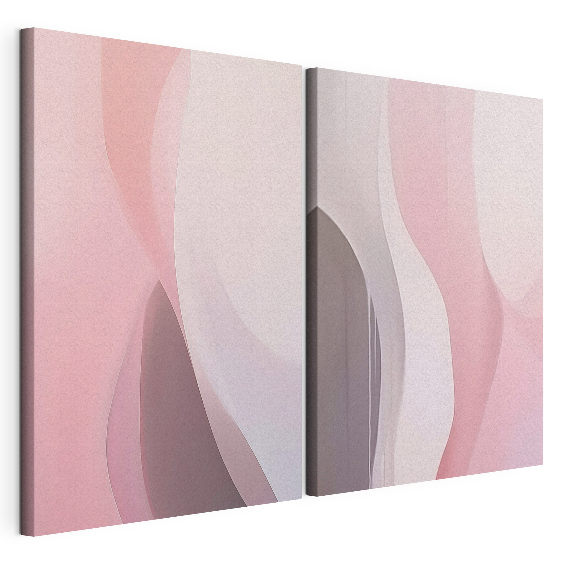 Soft curves in gentle hues Soft curves in gentle hues