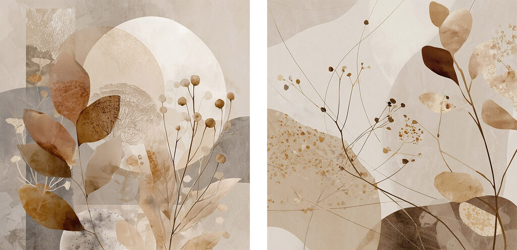 Soft hues of nature's tranquility