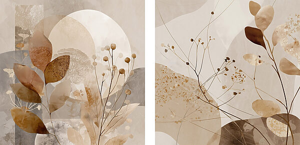 Soft hues of nature's tranquility