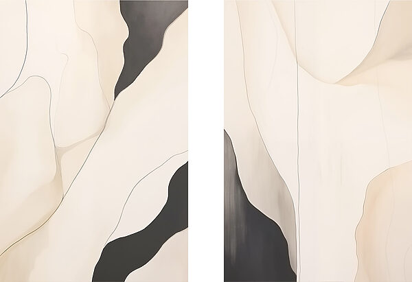 Abstract forms blend in harmony Abstract forms blend in harmony