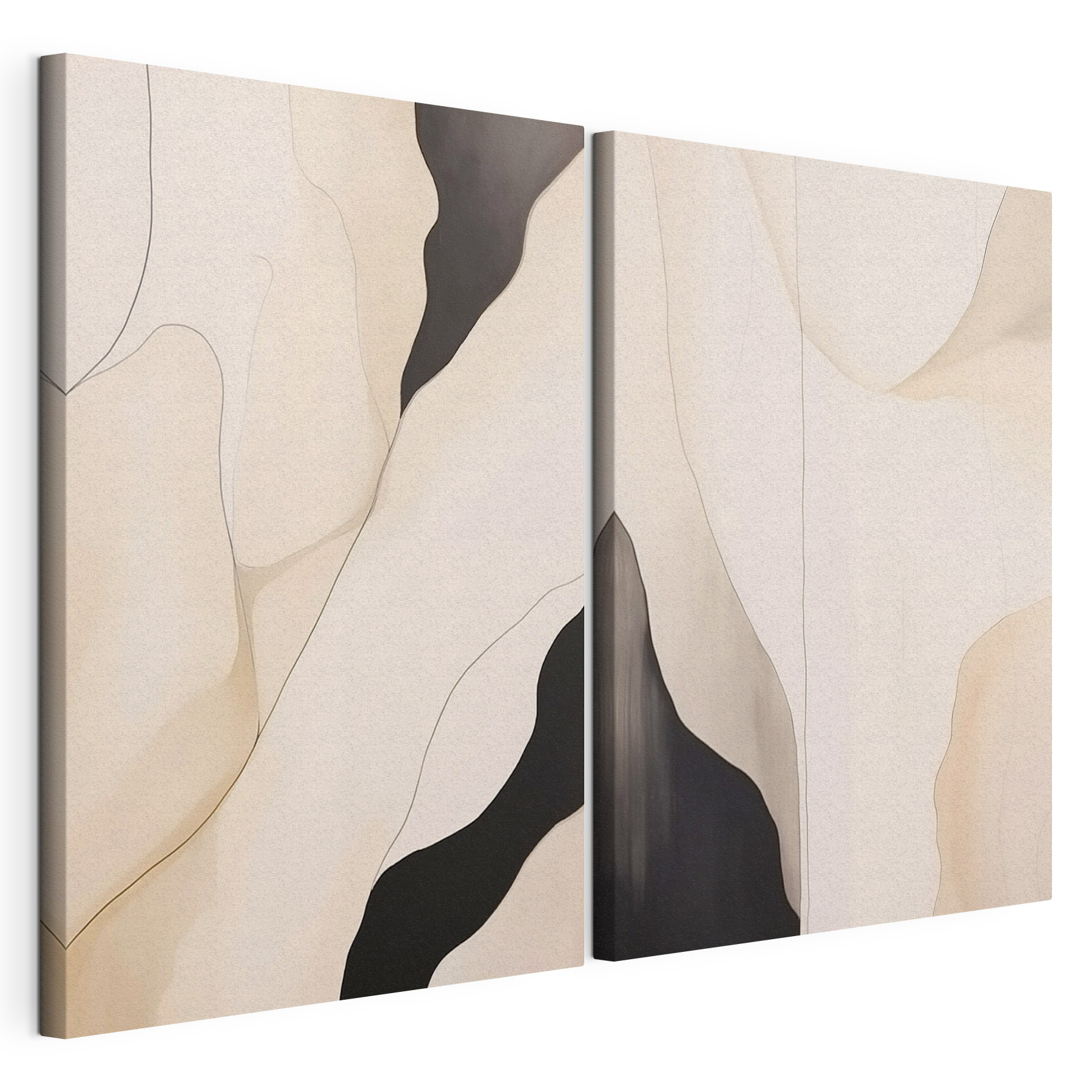 Abstract forms blend in harmony Abstract forms blend in harmony