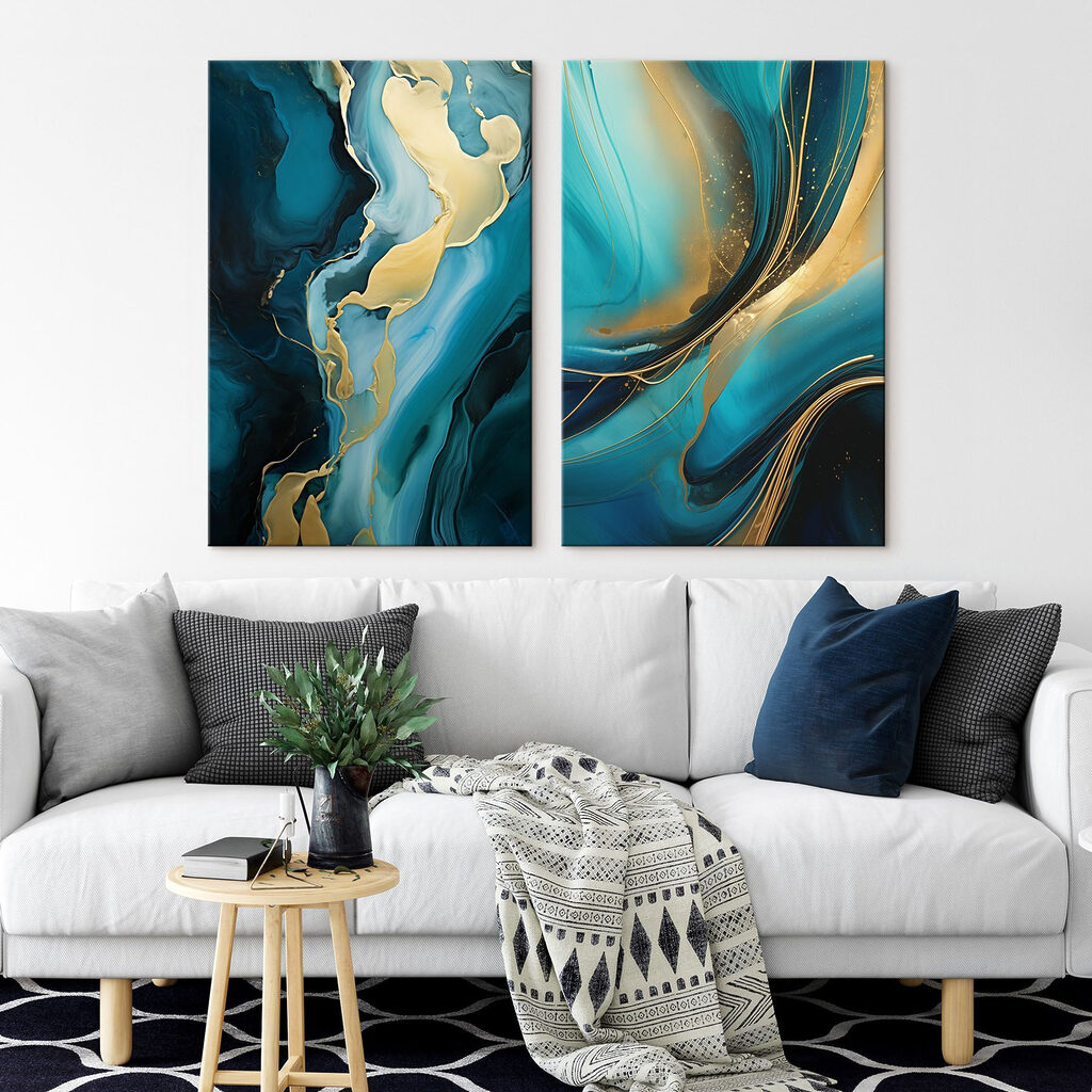 Swirling colors in harmony and beauty