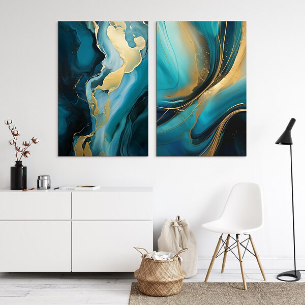Swirling colors in harmony and beauty